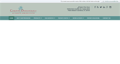 Desktop Screenshot of gardensdermatology.com